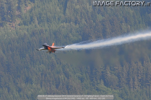 2009-06-27 Zeltweg Airpower 0415 General Dynamics F-16 Fighting Falcon - Dutch Air Force